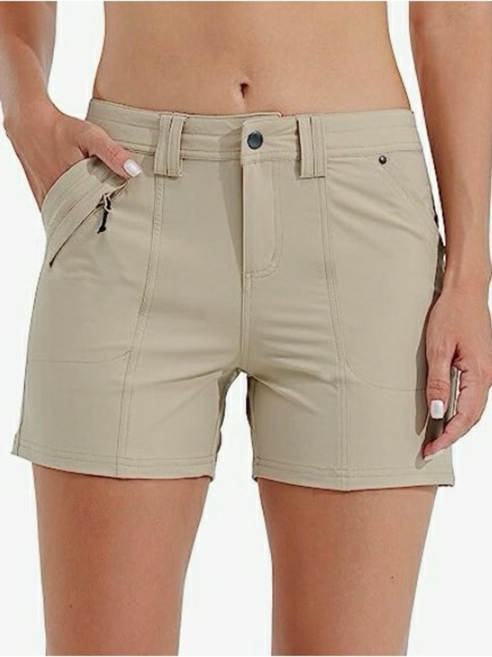 Willits Beige Women's Outdoor Stretch Shorts NWT 6 fishing golf hiking